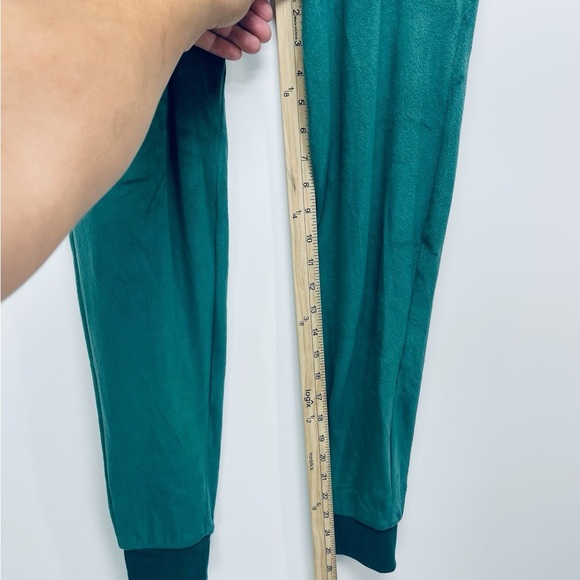 Stars Above Womens Size Xs Lounge Jogger Green Velour Sweat Pants w/ Draw String - Picture 6 of 11